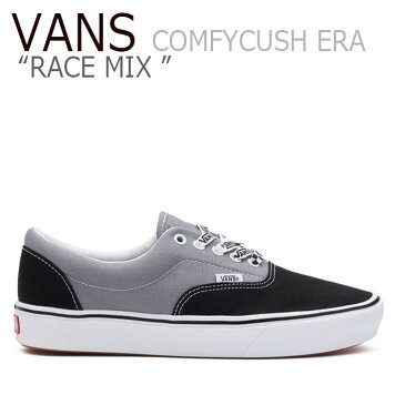 バンズ エラ スニーカー VANS メンズ レディース RACE MIX COMFYCUSH ERA レース ミックス コンフィークッシュ エラ GRAY グレー VN0A3WM9WWI1 シューズ