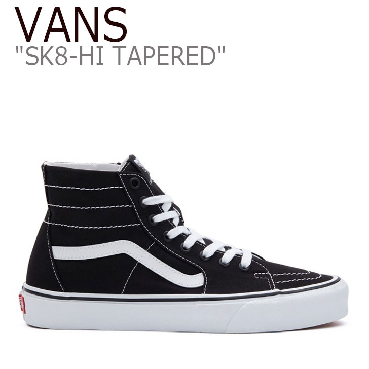 バンズ スケートハイ スニーカー VANS メンズ レディース SK8-HI TAPERED スケート ハイ テーパード BLACK ブラック VN0A4U161WX1 シューズ