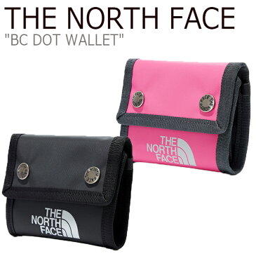 ノースフェイス 財布 THE NORTH FACE メンズ レディース BC DOT WALLET BCドット ウォレット BLACK PINK ブラック ピンク NN2PL20J/K ACC 【中古】未使用品