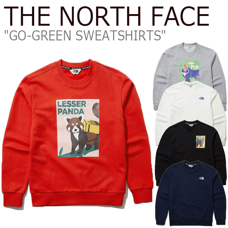 ザ・ノース・フェイス トレーナー メンズ ノースフェイス トレーナー THE NORTH FACE メンズ レディース GO-GREEN SWEATSHIRTS ゴー グリーン スウェットシャツ 全5色 NM5ML01J/K/L/M/N ウェア