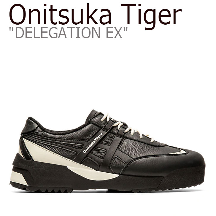 オニツカタイガー スニーカー Onitsuka Tiger メンズ レディース DELEGATION EX デレゲーション BLACK ブラック 1183A559-001 シューズ