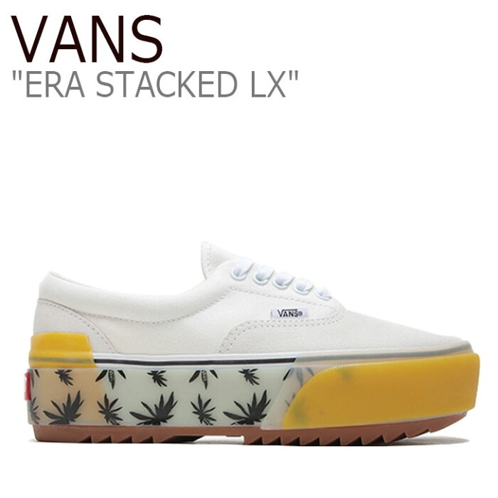 バンズ エラ スニーカー VANS レディース ERA STACKED LX エラ スタック LX PALM BLUE YELLOW パームブルー イエロー VN0A4U4CXA6 シューズ