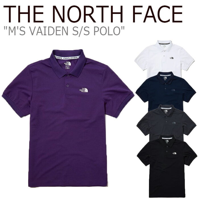 ノースフェイス ポロシャツ THE NORTH FACE メンズ M'S VAIDEN S/S POLO ヴァイデン ショートスリーブ ポロ VIOLET バイオレット BLACK ブラック WHITE ホワイト NAVY ネイビー GRAY グレー NT7PL02J/K/L/M/N ウェア 【中古】未使用品