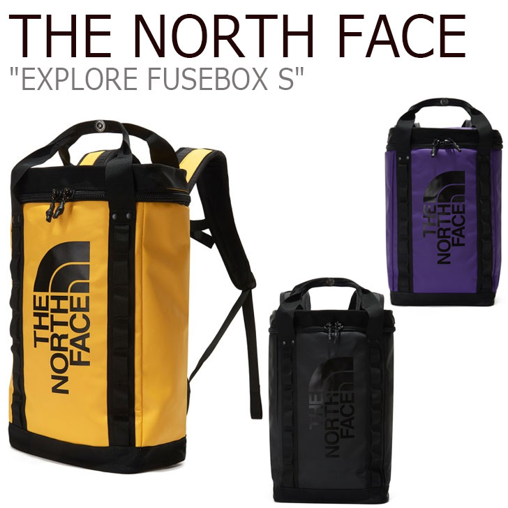 ノースフェイス バックパック THE NORTH FACE メンズ レディース EXPLORE FUSEBOX S エクスプロー ヒューズボックス BLACK ブラック PURPLE パープル GOLD ゴールド NM2DL73A/B/C バッグ 【中古】未使用品