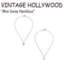 ヴィンテージ ハリウッド ネックレス VINTAGE HOLLYWOOD メンズ レディース Mini Daisy Necklace ミニ デイジー ネックレス SILVER シルバー WHITE ホワイト 韓国アクセサリー 630884 ACC