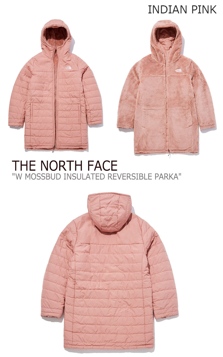 フリース ノースフェイス THE NORTH FACE レディース W MOSSBUD INSULATED REVERSIBLE PARKA モスブッド インシュレイティッド リバーシブル パーカ OXFORD TAN オクスフォードタン INDIAN PINK ピンク DARK SHADOW ダークシャドー NJ3NL81A/B/C ウェア 【中古】未使用品