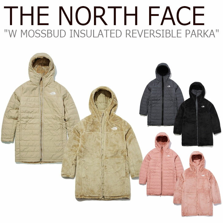 フリース ノースフェイス THE NORTH FACE レディース W MOSSBUD INSULATED REVERSIBLE PARKA モスブッド インシュレイティッド リバーシブル パーカ OXFORD TAN オクスフォードタン INDIAN PINK ピンク DARK SHADOW ダークシャドー NJ3NL81A/B/C ウェア 【中古】未使用品