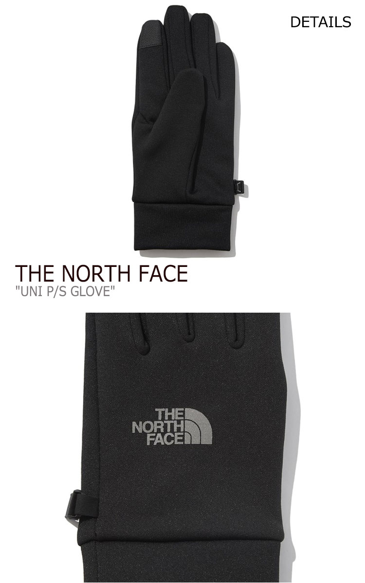 ノースフェイス 手袋 THE NORTH FACE メンズ レディース UNI P/S GLOVE ユニ パワーストレッチ グローブ BLACK ブラック NJ3GL50A NJ3GM50A ACC 【中古】未使用品