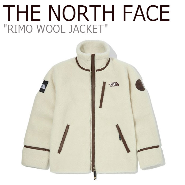 フリース ノースフェイス THE NORTH FACE メンズ レディース RIMO WOOL JACKET リモ ウール ジャケット CREAM クリーム NJ3VL63J ウェア 【中古】未使用品