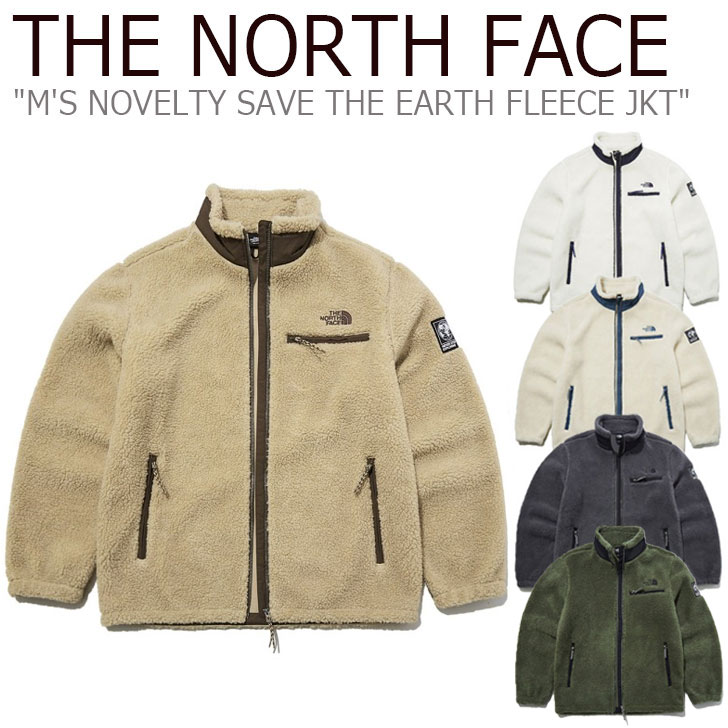 フリース ノースフェイスTHE NORTH FACE メンズ M'S NOVELTY SAVE THE EARTH FLEECE JACKET ノベルティー セーブ ザ アース フリースジャケット アイボリー クリーム グレー オリーブ キャメル NJ4FL56A/B/C/D/E/63A ウェア