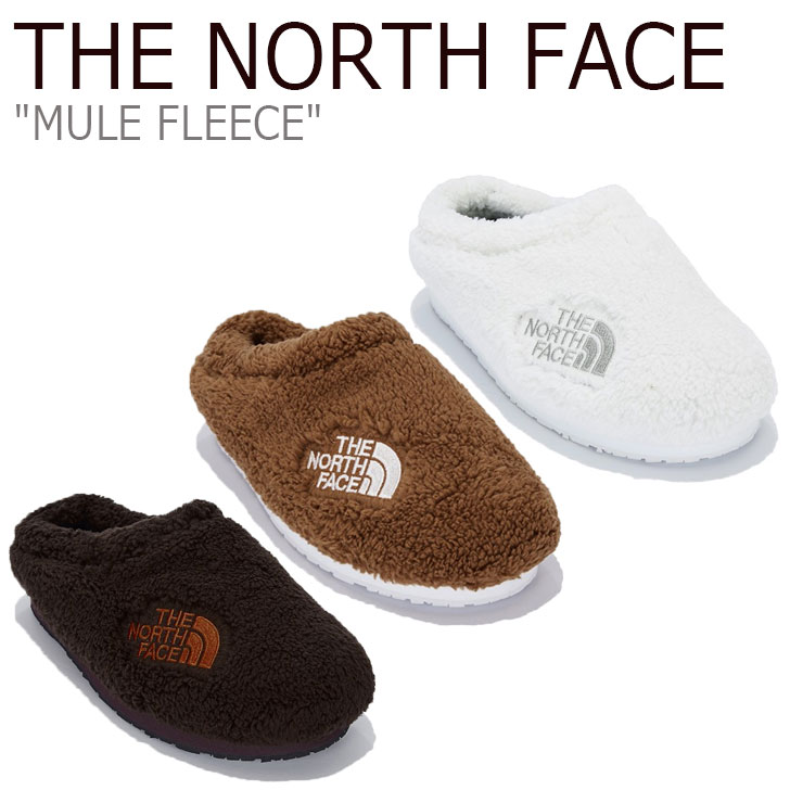 ザ・ノース・フェイス スニーカー レディース ノースフェイス 韓国 スニーカー THE NORTH FACE メンズ レディース MULE FLEECE ミュール フリース CAMEL キャメル BROWN ブラウン IVORY アイボリー NS93L96J/K/L/A/B/C シューズ