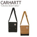 カーハート ボディバッグ CARHARTT メンズ レディース CROSS BODY BAG クロス ボディ バッグ BLACK ブラック BROWN ブラウン 13122101/2 バッグ