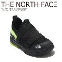 ノースフェイス 韓国 スニーカー THE NORTH FACE 男の子 女の子 KID TRAVERSE キッズ トラバース BLACK ブラック NS96L03A シューズ