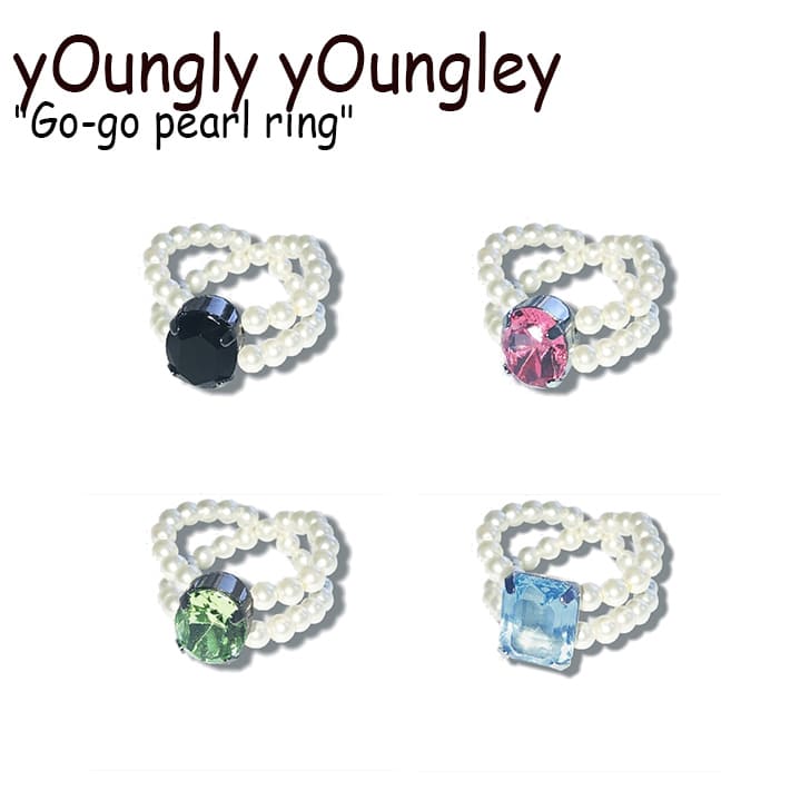  O yOungly yOungley fB[X Go-go pearl ring S[S[ p[ O BLACK ubN BARBIE o[r[ BASIL oW AQUA ANA ؍ANZT[ 300836562/4/5/6 ACC