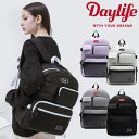 【国内配送/正規販売店】デイライフ リュック Daylife メンズ レディース MULTI POCKET BACKPACK マルチ ポケット バックパック BLACK ブラック IVORY アイボリー PURPLE パープル BLACKWHITE ブラックホワイト WHITE ホワイト GRAY グレー PINK ピンク 2455355 バッグ SZR