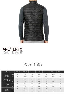 アークテリクス ジャケット ARC'TERYX メンズ Cerium SL Vest Men’s セリウムSL ベスト BLACK ブラック AJJFM20981 ウェア 【中古】未使用品