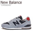 ニューバランス スニーカー New Balance メンズ レディース CM 996 SHD GREY グレー NAVY ネイビー RED レッド CM996SHD シューズ 【中古】未使用品