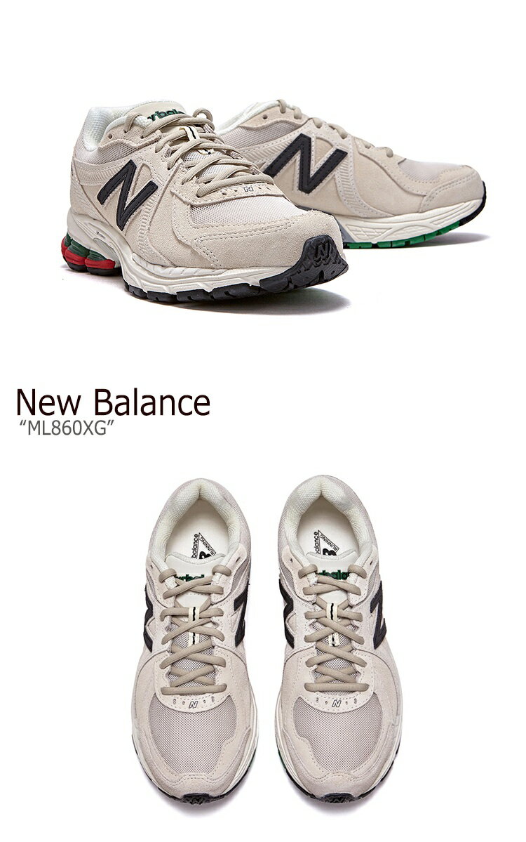 ニューバランス スニーカー New Balance メンズ レディース ML 860 XG BEIGE ベージュ BLACK ブラック RED レッド ML860XG NBPDBS134A FLNBBA1U58 シューズ 【中古】未使用品