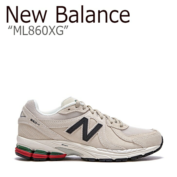 ニューバランス スニーカー New Balance メンズ レディース ML 860 XG BEIGE ベージュ BLACK ブラック RED レッド ML860XG NBPDBS134A FLNBBA1U58 シューズ 【中古】未使用品