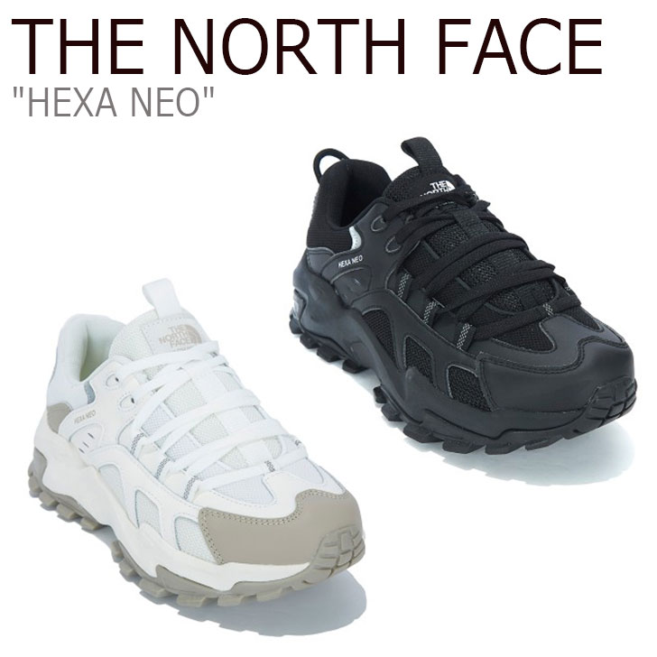 ノースフェイス スニーカー THE NORTH FACE メンズ レディース HEXA NEO ヘキサ ネオ WHITE ホワイト BLACK ブラック NS93M09A/B シューズ 【中古】未使用品