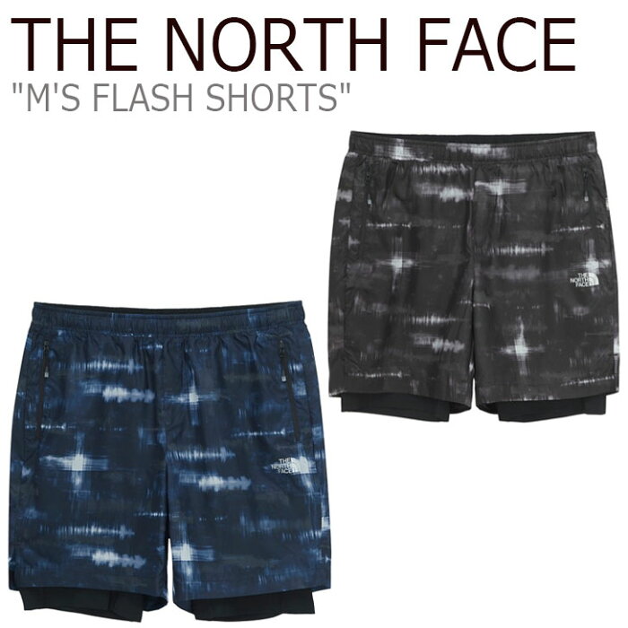 ノースフェイス ハーフパンツ THE NORTH FACE メンズ M'S FLASH SHORTS フラッシュ ショーツ BLACK ブラック NAVY ネイビー NS6NM25A/B ウェア 【中古】未使用品