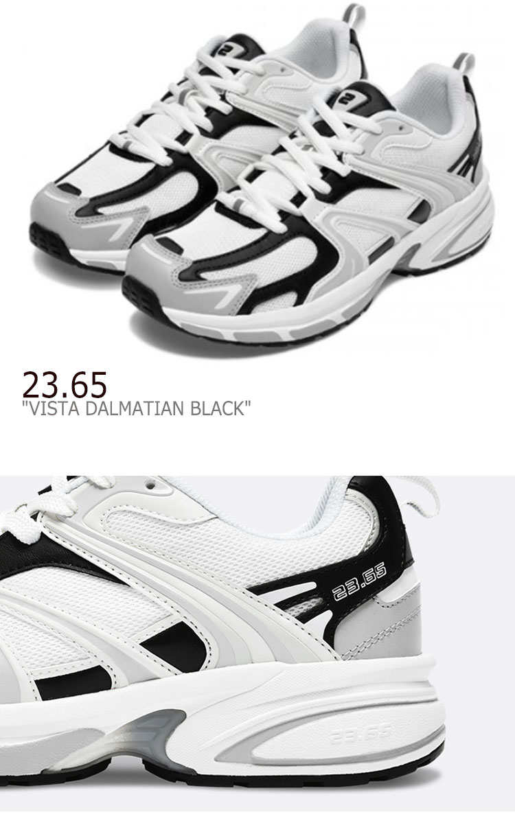 イーシプサムチョンユクオ スニーカー 23.65 メンズ レディース VISTA DALMATIAN BLACK ヴィスタ ダルメシアン ブラック BLACK ブラック WHITE ホワイト 202102256 シューズ