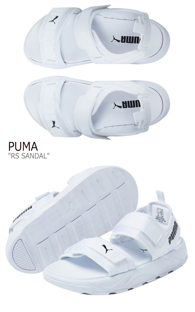 プーマ サンダル PUMA メンズ レディース RS SANDAL アールエス サンダル WHITE ホワイト BLACK ブラック 37486201 シューズ 【中古】未使用品