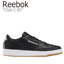 [{bN Xj[J[ REEBOK Y fB[X CLUB C 85 NuC 85 BLACK ubN AR0458 RESO2FC1MBB V[Y