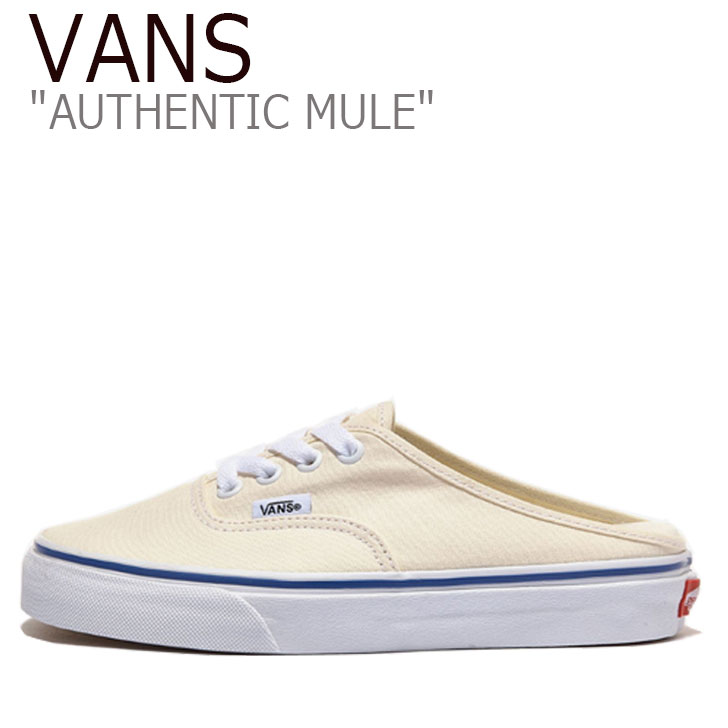 バンズ スニーカー VANS レディース メンズ AUTHENTIC MULE オーセンティック ミュール BEIGE ベージュ VN0A54F7JTT シューズ 未使用品