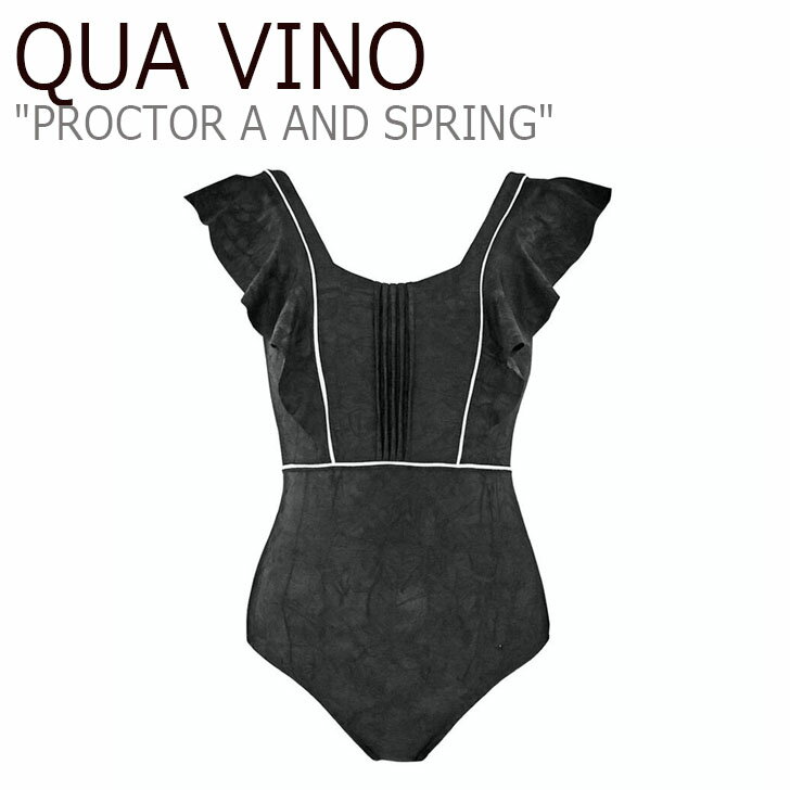 クアビノ 水着 モノキニ QUA VINO レディース PROCTOR A AND SPRING プロクター エーアンド スプリング BLACK ブラック 645593 ウェア