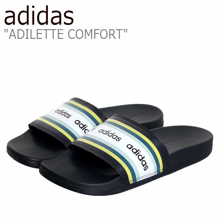 アディダス スリッパ adidas メンズ レディース ADILETTE COMFORT アディレッタ コンフォート MULTI マルチ EH0033 シューズ 【中古】未使用品