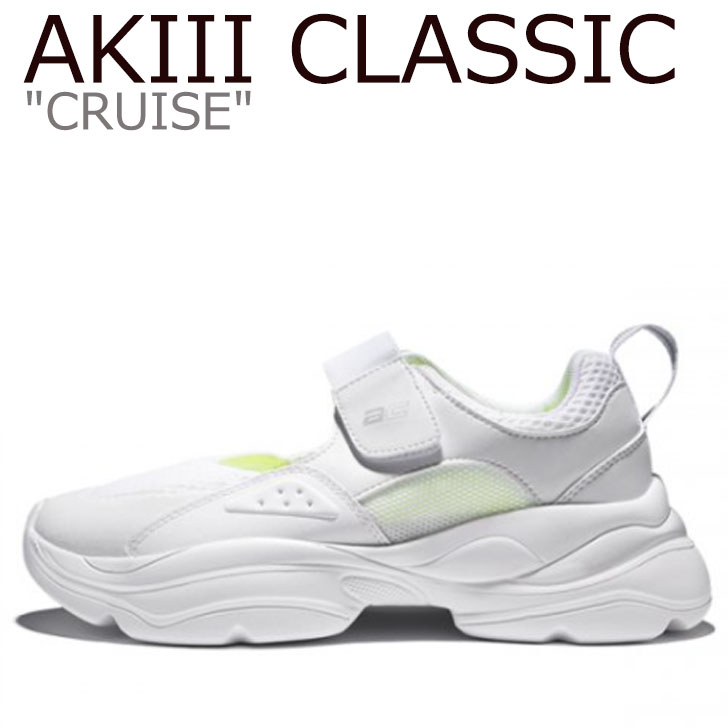 アキクラシック スニーカー AKIII CLASSIC メンズ レディース CRUISE クルーズ WHITE ホワイト AKAJSUW0741 シューズ