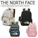 ノースフェイス 韓国 バックパック THE NORTH FACE 男の子 女の子 KIDS ROOKIE SCHOOL PACK キッズ ルーキー スクールパック BLACK ブラック PINK ピンク JET BLACK ジェット ブラック IVORY アイボリー NM2DM51R/S/T/U バッグ