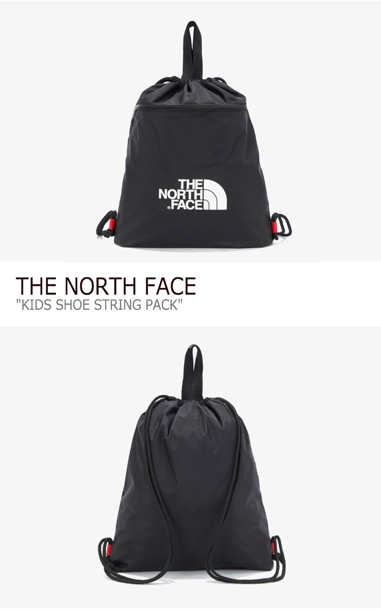 ノースフェイス リュックサック THE NORTH FACE 男の子 女の子 KIDS SHOE STRING PACK シュー ストリング パック BLACK ブラック NN2PM59R バッグ 【中古】未使用品