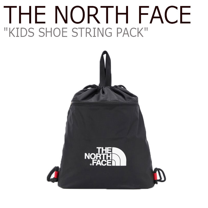 ノースフェイス リュックサック THE NORTH FACE 男の子 女の子 KIDS SHOE STRING PACK シュー ストリング パック BLACK ブラック NN2PM59R バッグ 【中古】未使用品