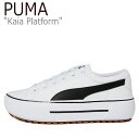 v[} Xj[J[ PUMA fB[X Kaia Platform JCA vbgtH[ WHITE zCg 38380401 V[Y yÁzgpi