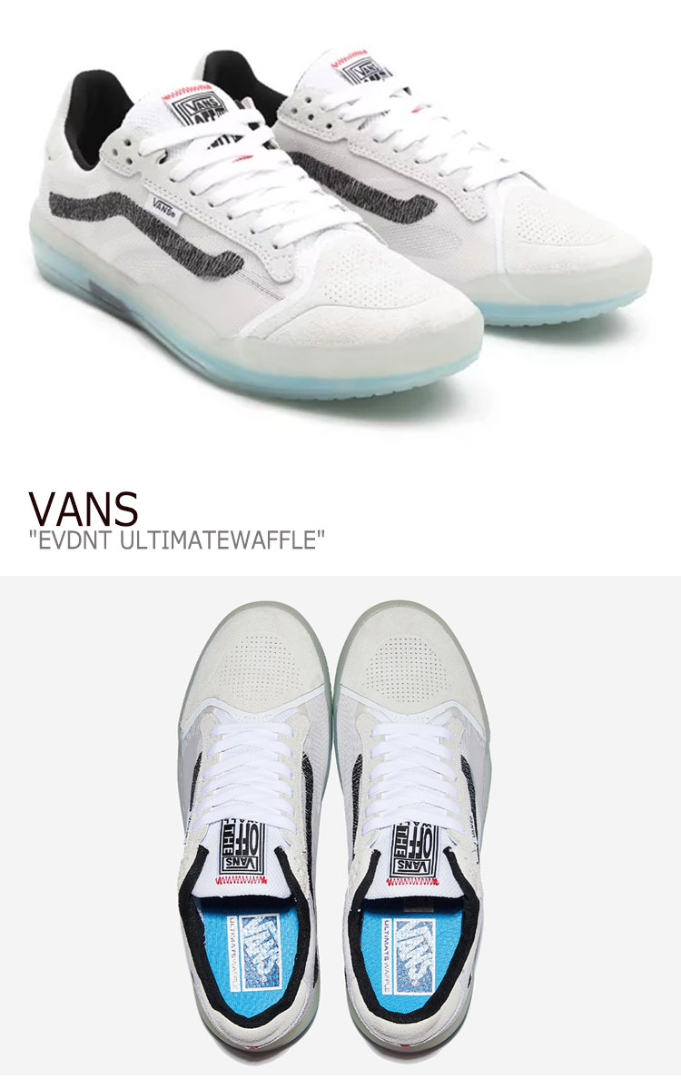 バンズ スニーカー VANS メンズ EVDNT ULTIMATEWAFFLE エビデント アルティメットワッフル WHITE ホワイト VN0A5DY74NP シューズ 【中古】未使用品