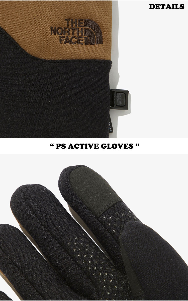 ノースフェイス 手袋 THE NORTH FACE レディース W'S PS WARM GLOVES W'S パワー ストレッチ ウォーム グローブ BLACK ブラック BROWN_SUGAR ブラウンシュガー NJ3GM54A/B ACC 【中古】未使用品