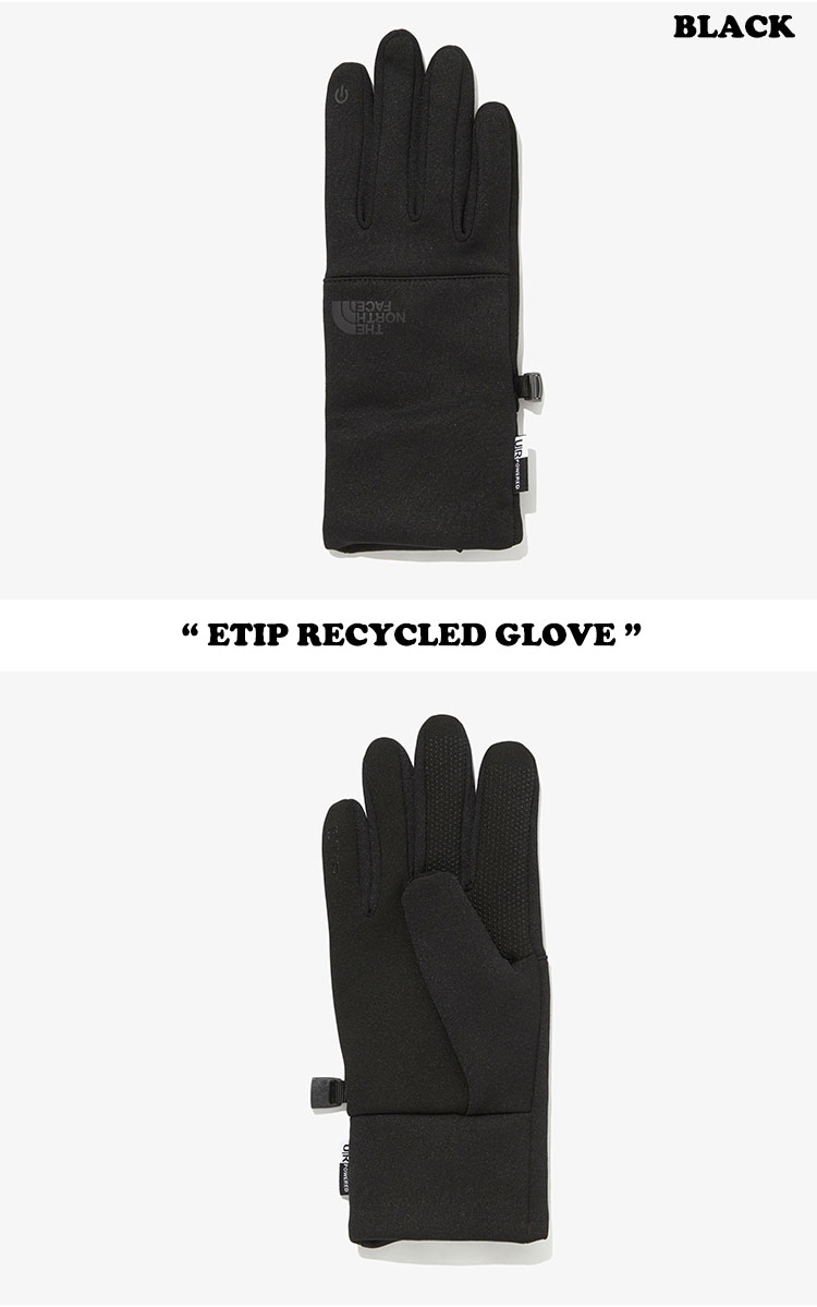 ノースフェイス 手袋 THE NORTH FACE メンズ ETIP RECYCLED GLOVE イーチップ リサイクル イージー グローブ BLACK ブラック DARK_GREEN ダークグリーン NJ3GM70A/B ACC 【中古】未使用品