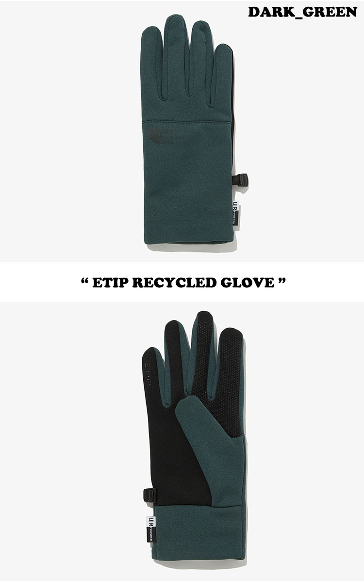 ノースフェイス 手袋 THE NORTH FACE メンズ ETIP RECYCLED GLOVE イーチップ リサイクル イージー グローブ BLACK ブラック DARK_GREEN ダークグリーン NJ3GM70A/B ACC 【中古】未使用品