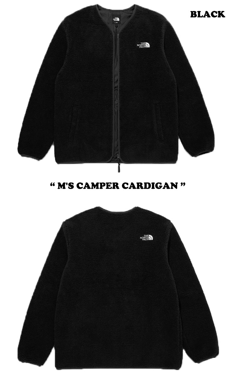 フリース ノースフェイス THE NORTH FACE メンズ M'S CAMPER CARDIGAN キャンパー カーディガン BROWN ブラウン BLACK ブラック NJ4FM55A/B ウェア 【中古】未使用品