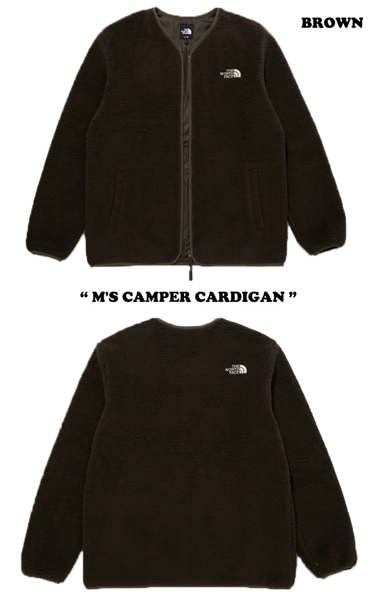 フリース ノースフェイス THE NORTH FACE メンズ M'S CAMPER CARDIGAN キャンパー カーディガン BROWN ブラウン BLACK ブラック NJ4FM55A/B ウェア 【中古】未使用品