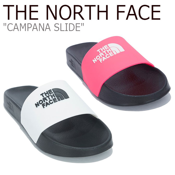 ノースフェイス サンダル THE NORTH FACE メンズ レディース CAMPANA SLIDE カンパーナ スライド WHITE ホワイト NEON PINK ネオンピンク NS98M03J/K シューズ 【中古】未使用品