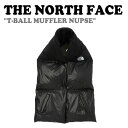 ノースフェイス 韓国 マフラー THE NORTH FACE メンズ レディース T-BALL MUFFLER NUPSE ティーボールマフラー ヌプシ BLACK ブラック NA5IM54J ACC