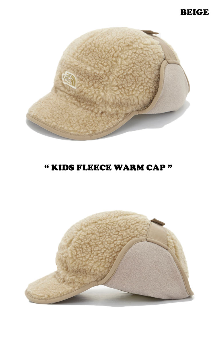 ノースフェイス キャップ THE NORTH FACE KIDS FLEECE WARM CAP キッズ フリース ウォーム キャップ BEIGE ベージュ NE3CM51S ACC 【中古】未使用品