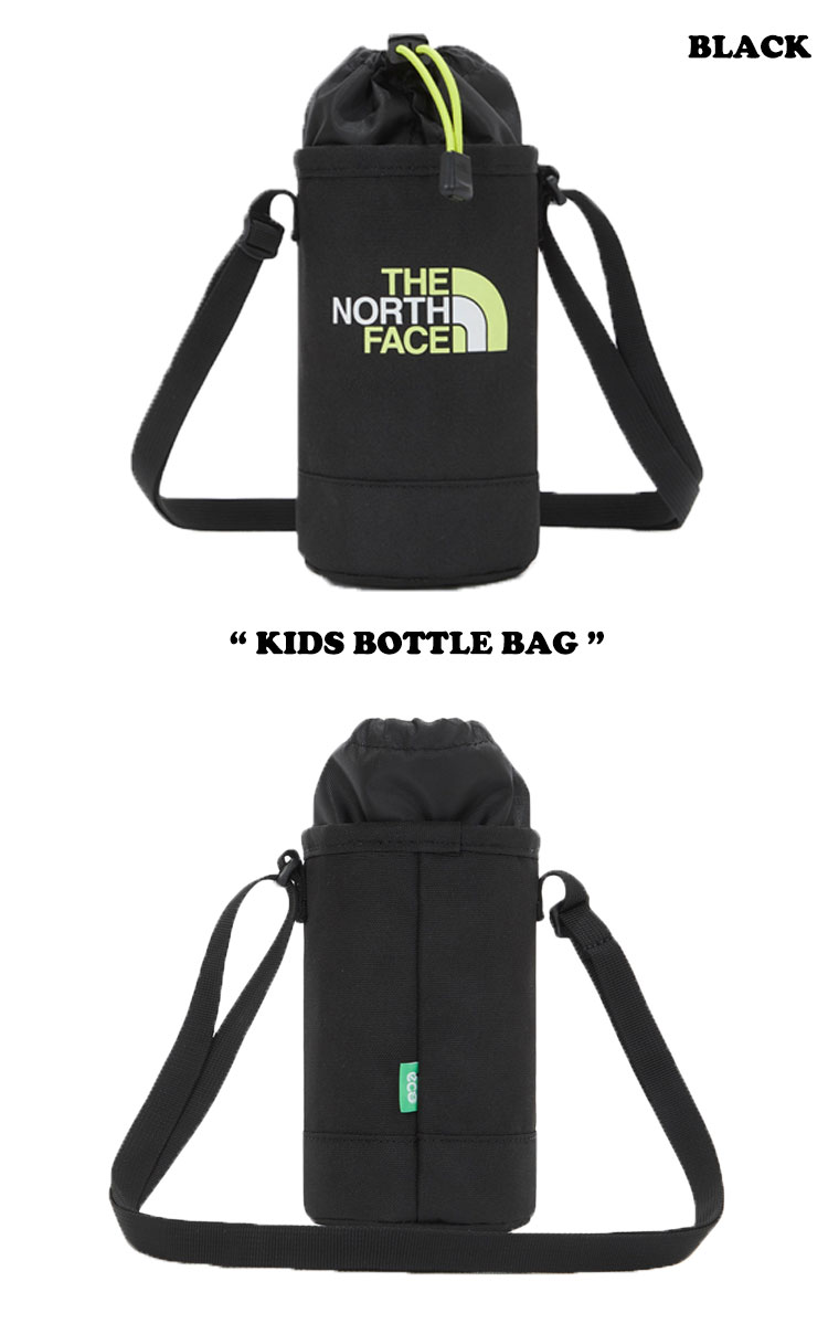 ノースフェイス 韓国 クロスバッグ THE NORTH FACE 男の子 女の子 KIDS BOTTLE BAG キッズ ボトルバック BLACK ブラック PINK ピンク IVORY アイボリー JET_BLACK ジェット ブラック NN2PM60R/U/S/T バッグ 2