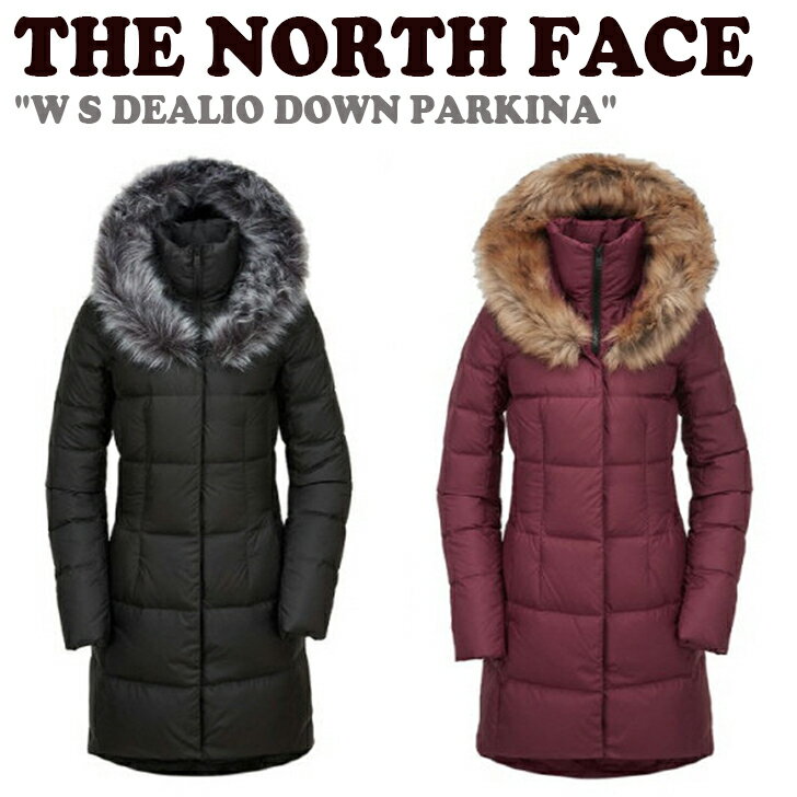 ノースフェイス ダウン THE NORTH FACE レディース WS DEALIO DOWN PARKINA デナリ ダウンコート BLACK ブラック WINE ワイン NJ1DK82A/B ウェア 【中古】未使用品