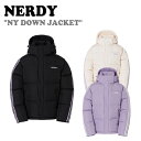 mfB AE^[ NERDY Y fB[X NY DOWN JACKET NY _E WPbg BLACK ubN CREAM N[ LIGHT PURPLE Cg p[v PNEW21DJ0201/02/36 mfB[ EFA