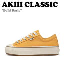 アキ クラシック スニーカー AKIII CLASSIC メンズ レディース Bold Basic ボールド ベーシック MUSTARD マスタード AKAKFUS03183 シューズ