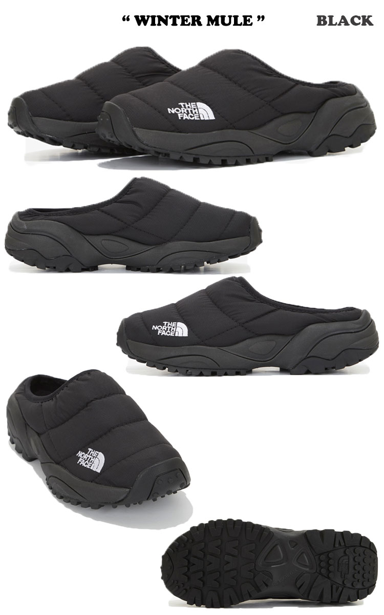 ノースフェイス スニーカー THE NORTH FACE メンズ レディース WINTER MULE ウインター ミュール BLACK ブラック WHITE ホワイト NS93M78J/K シューズ 【中古】未使用品